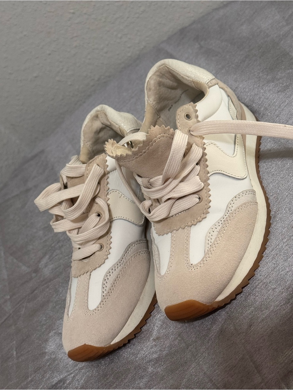 Dolce Vita B. NTCD Beige and White Women's sneakers - Picture 12 of 16